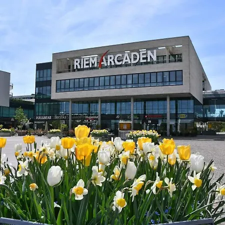 Hervorragende Aussicht Messe Mnichov